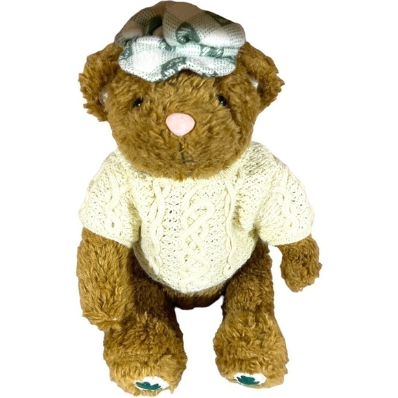 TENDER Hearts Treasures Teddy Bear Plush Stuffed Animal Jointed Sweater Plush - Picture 1 of 14